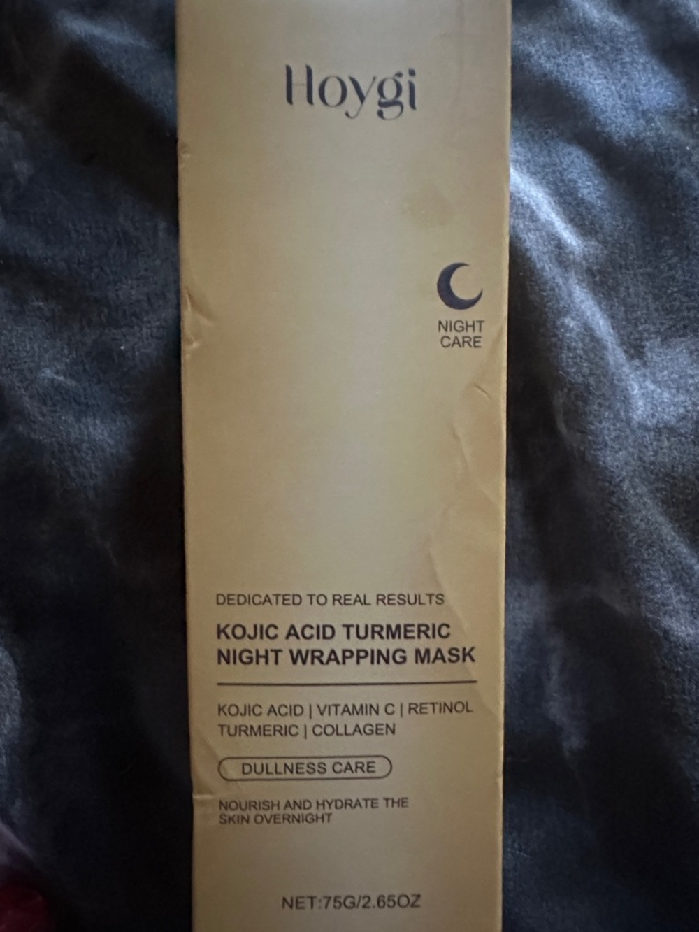 Kojic Acid Turmeric Night Wrapping Mask — Cream